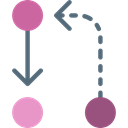 Orientation, interface, divide, Multimedia Option, Direction, Arrows Black icon