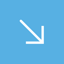 Arrows, Multimedia, directional, Orientation, Multimedia Option, Diagonal Arrow CornflowerBlue icon