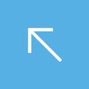 Multimedia, Orientation, directional, Multimedia Option, Diagonal Arrow, Arrows CornflowerBlue icon