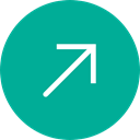 Arrows, Multimedia Option, directional, Diagonal Arrow, Multimedia, Orientation DarkCyan icon