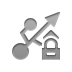 Usb, Lock Gray icon
