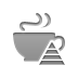 pyramid, Coffee Gray icon