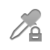 Lock, Dropper Gray icon