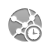 network, Clock DarkGray icon