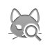 zoom, Cat Gray icon