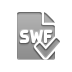 Format, swf, File, checkmark Gray icon