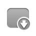 Rectangle, Down, rounded DarkGray icon