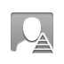 Key, chroma, pyramid DarkGray icon