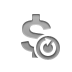 sign, Dollar, Reload, Currency DarkGray icon