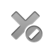 cross, cancel DarkGray icon