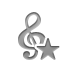 notation, star, Composer Gray icon