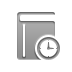 Clock, Book DarkGray icon
