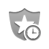 security, Clock DarkGray icon