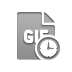 Gif, Clock, File, Format DarkGray icon