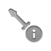 Info, technical, Screwdriver Gray icon