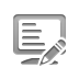 terminal, pencil Gray icon