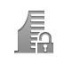 open, Lock, Company Gray icon