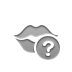kiss, help DarkGray icon