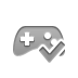 Game, Control, checkmark DarkGray icon