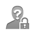 open, Lock, anonymous Gray icon