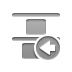 vertical, Left, distribute, Top Gray icon