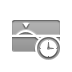 amplitude, Clock, reduce, wave DarkGray icon