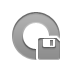 round, Diskette Icon