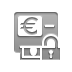 open, Euro, Atm, Lock DarkGray icon