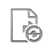 File, transfer, refresh Gray icon