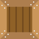 wooden, Delivery, transport, wood, crate Icon
