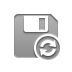refresh, Diskette DarkGray icon