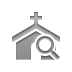 church, zoom Gray icon