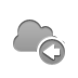 Left, Cloud DarkGray icon