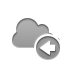 Left, Cloud Icon