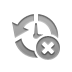 Close, history Gray icon