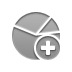 chart, Stats, pie, Add DarkGray icon