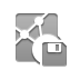 software, network, Diskette Gray icon