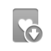 Game, card, Down, Hearts DarkGray icon