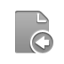Left, document DarkGray icon