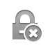Lock, Close DarkGray icon