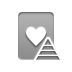 card, pyramid, Hearts, Game Icon