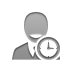 Clock, Salesman Icon