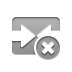 Close, symmetric, network DarkGray icon