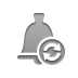 refresh, bell Gray icon