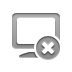 monitor, Close Gray icon