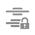 open, Lock, vertical, Center, distribute Gray icon