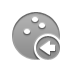 Ball, Left, Bowling DarkGray icon