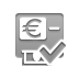 checkmark, Euro, Atm DarkGray icon