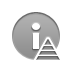 pyramid, Info DarkGray icon