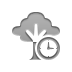 Clock, Tree DarkGray icon